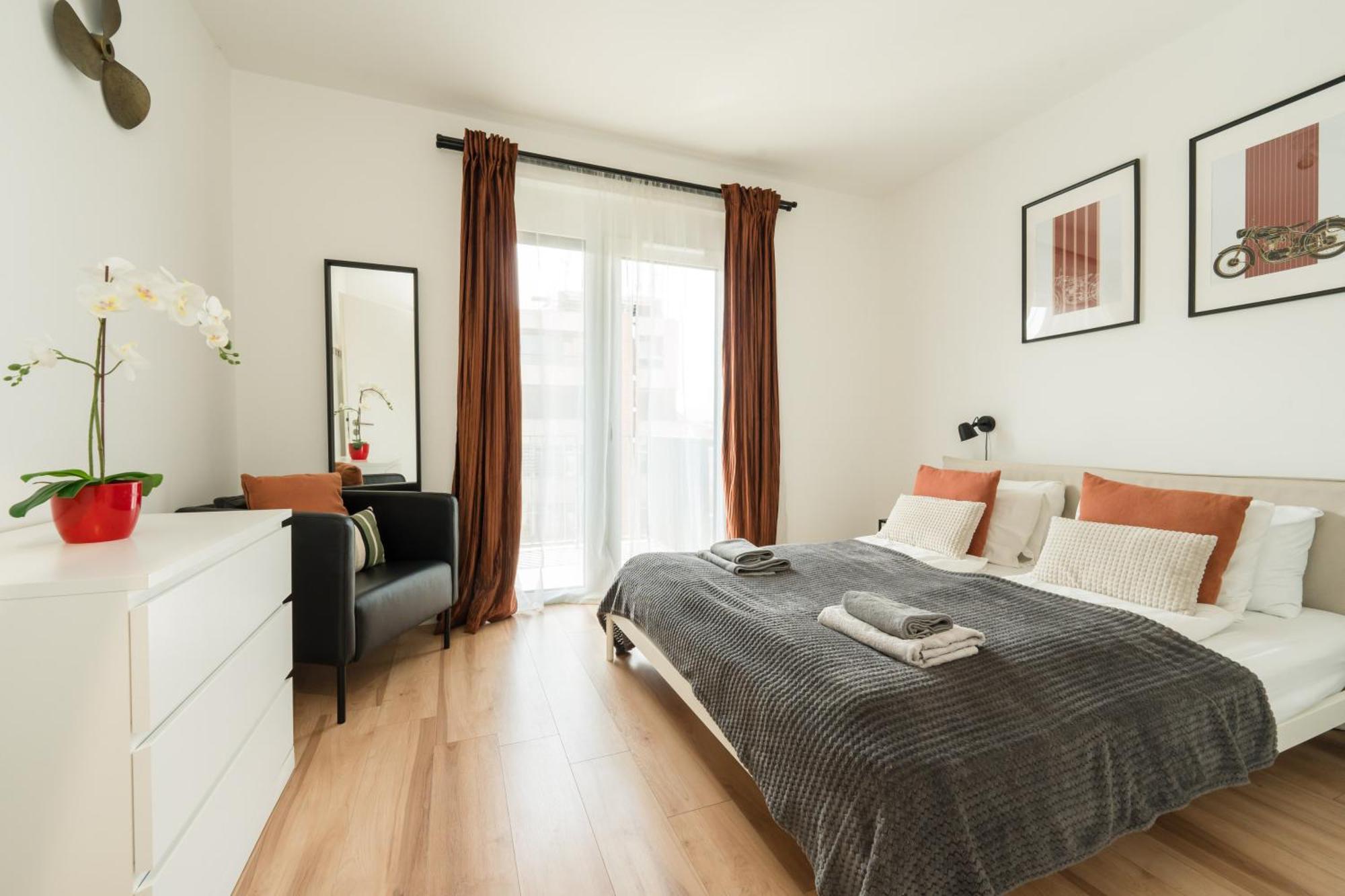 Brand New Modern Apartment-2 Rooms-Balcony-Garage Budapest Exterior photo