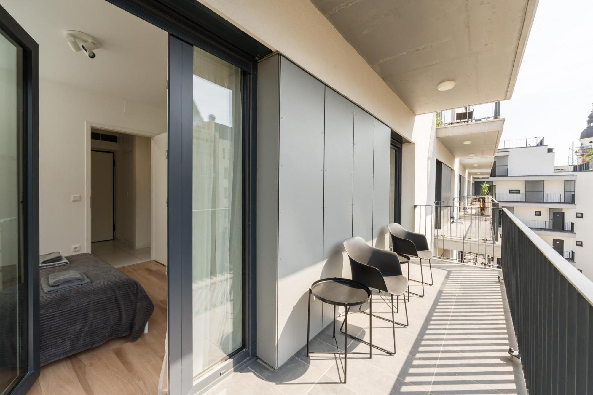 Brand New Modern Apartment-2 Rooms-Balcony-Garage Budapest Exterior photo